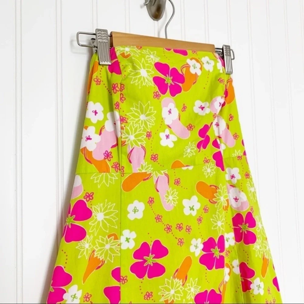 Vintage Lilly Pulitzer Strapless Flip Flop Dress - Picture 5 of 5